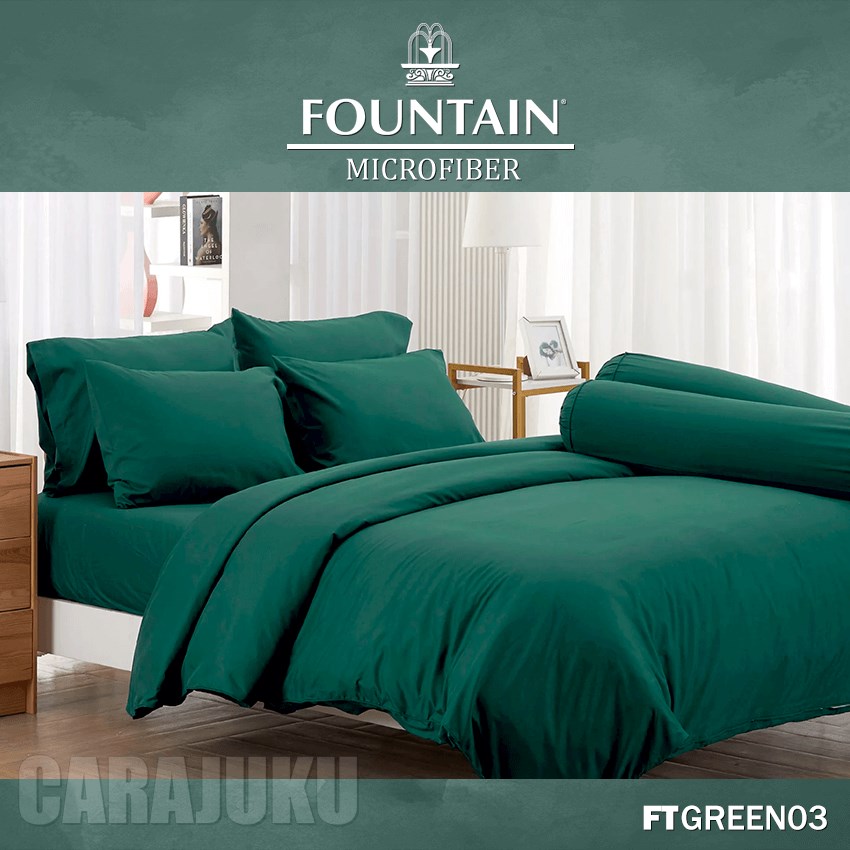 FOUNTAIN ชุดผ้าปูที่นอน สีเขียว GREEN FTGREEN03