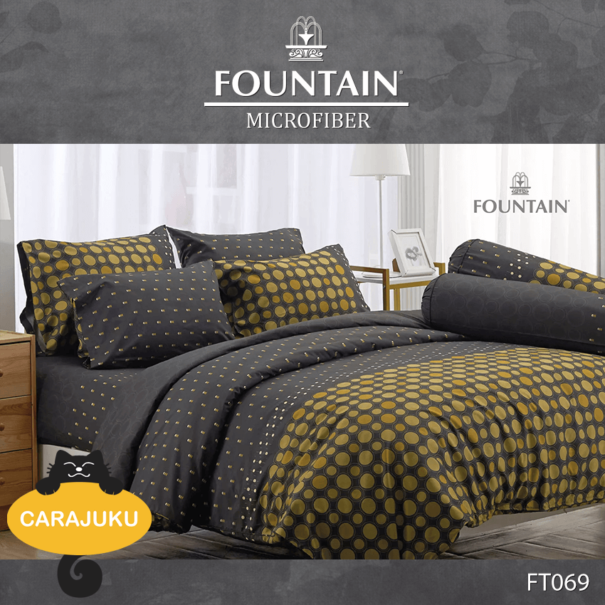 FOUNTAIN ชุดผ้าปูที่นอน พิมพ์ลาย Graphic FT069
