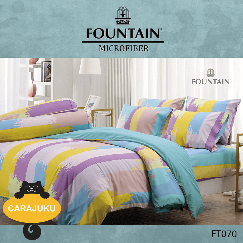 FOUNTAIN ชุดผ้าปูที่นอน พิมพ์ลาย Graphic FT070