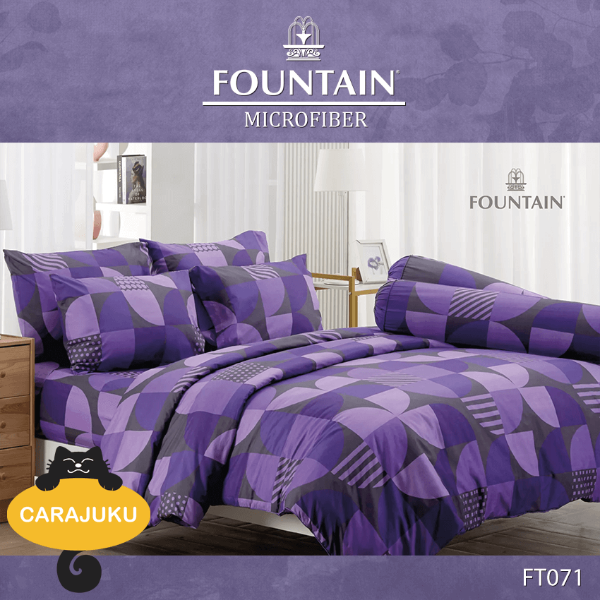 FOUNTAIN ชุดผ้าปูที่นอน พิมพ์ลาย Graphic FT071