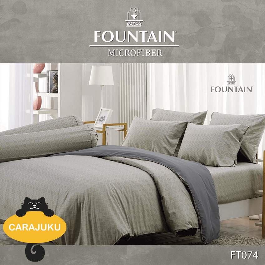 FOUNTAIN ชุดผ้าปูที่นอน พิมพ์ลาย Graphic FT074