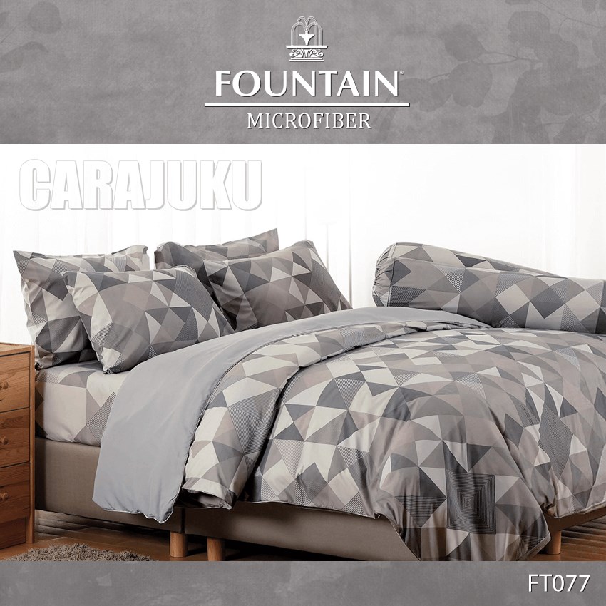 FOUNTAIN ชุดผ้าปูที่นอน พิมพ์ลาย Graphic FT077