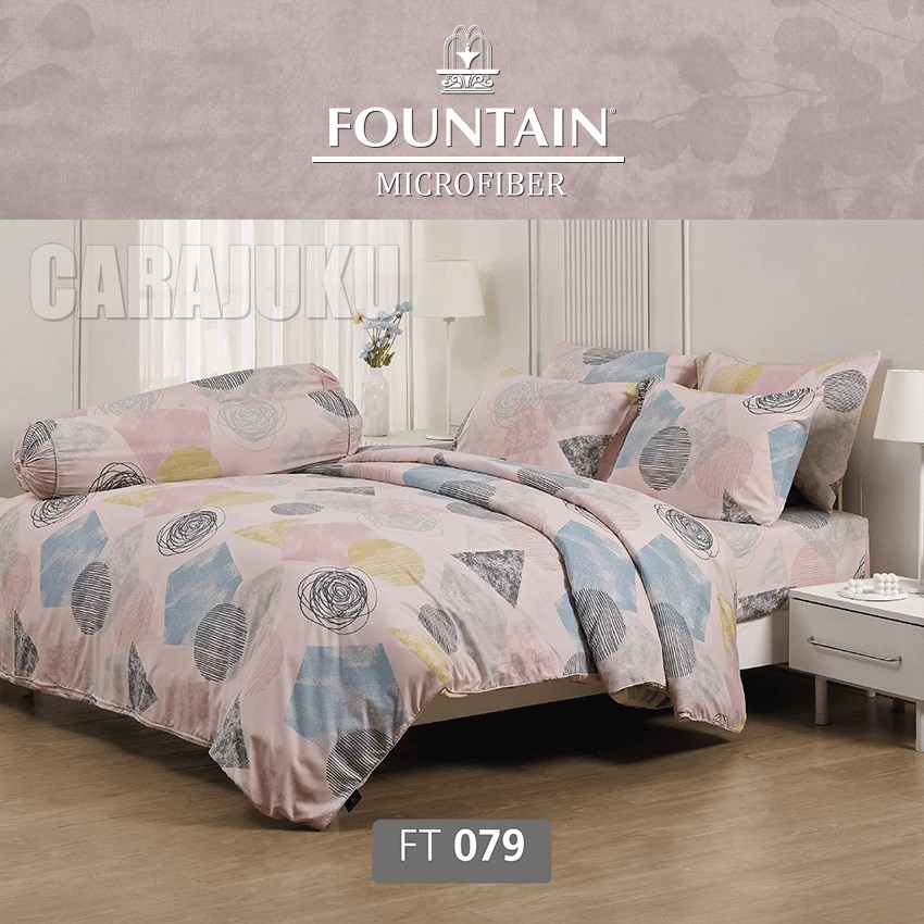 FOUNTAIN ชุดผ้าปูที่นอน พิมพ์ลาย Graphic FT079