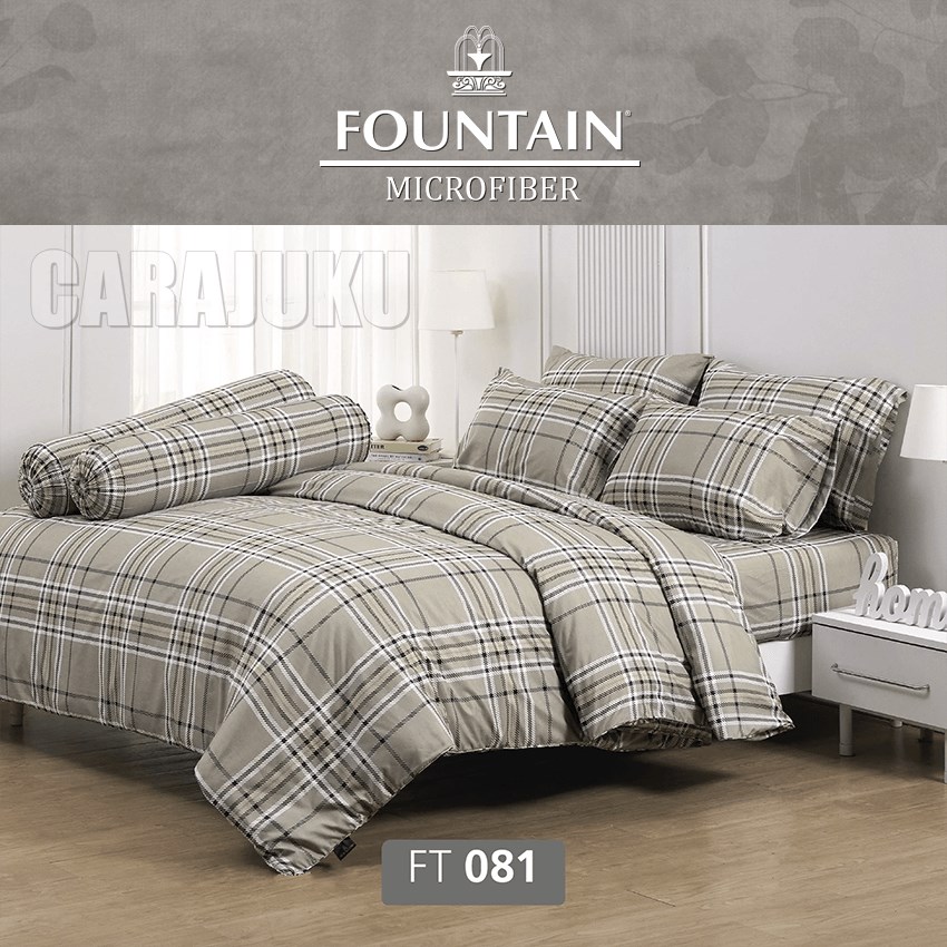 FOUNTAIN ชุดผ้าปูที่นอน พิมพ์ลาย Graphic FT081