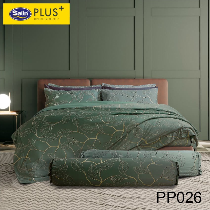 SATIN PLUS ชุดผ้าปูที่นอน พิมพ์ลาย Graphic PP026