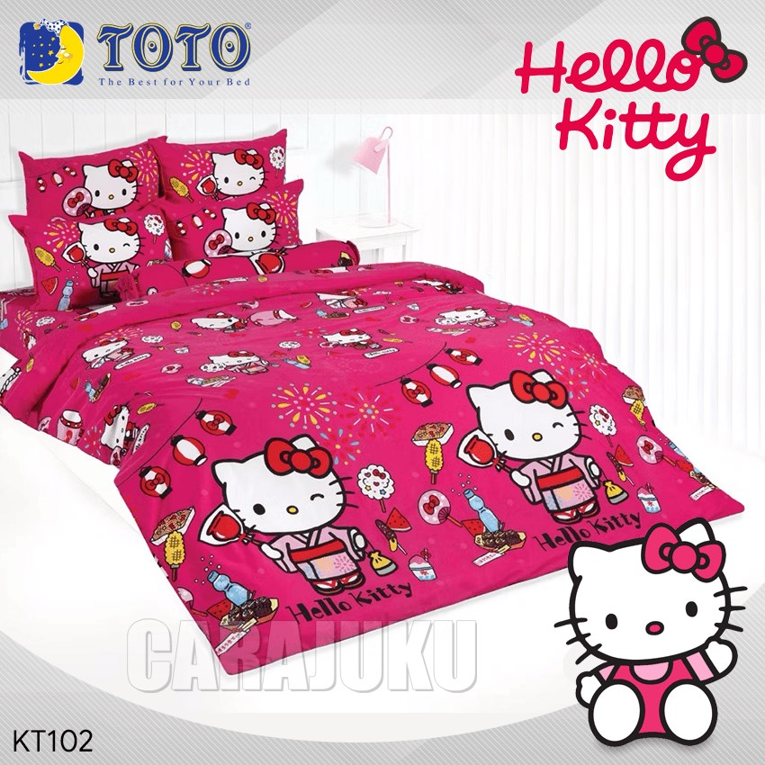 TOTO ชุดผ้าปูที่นอน คิตตี้ Hello Kitty KT102