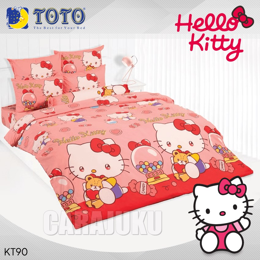 TOTO ชุดผ้าปูที่นอน คิตตี้ Hello Kitty KT90