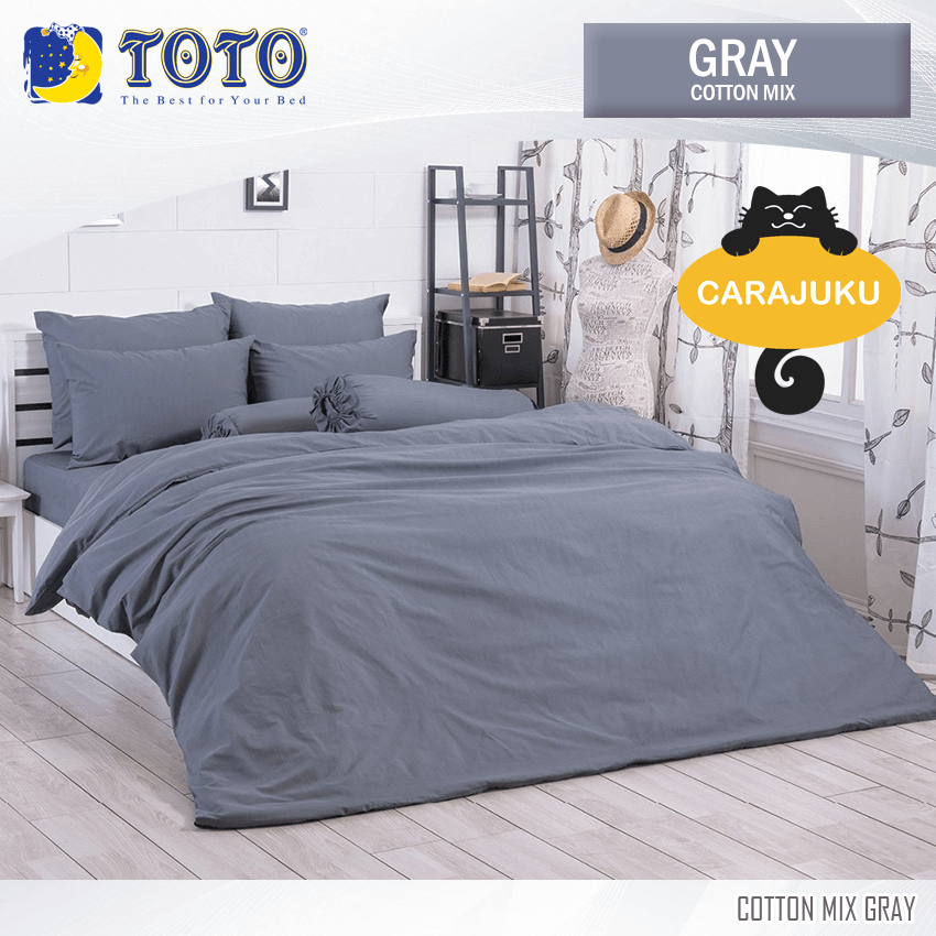 TOTO ชุดผ้าปูที่นอน สีเทา GRAY