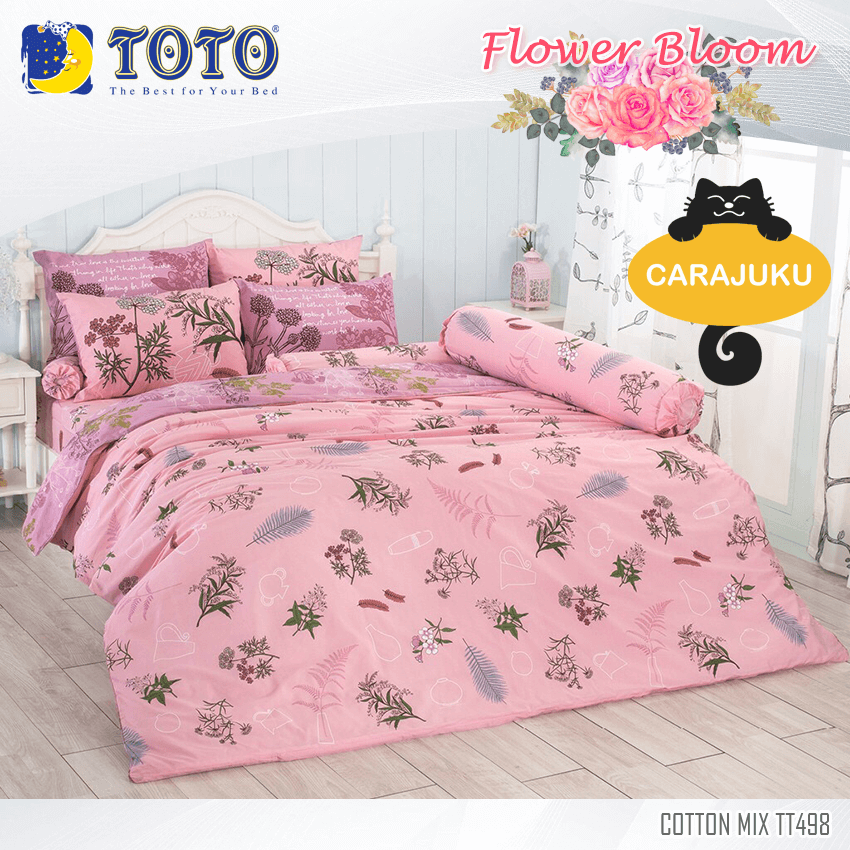 TOTO ชุดผ้าปูที่นอน ลายดอกไม้ Nature Flowers TT498