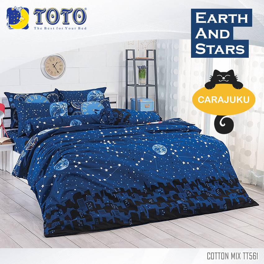 TOTO ชุดผ้าปูที่นอน ลายดวงดาว Earth and Stars TT561