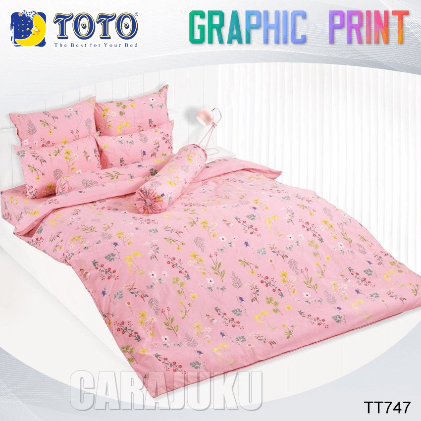 TOTO ชุดผ้าปูที่นอน ลายกราฟฟิก Graphic TT747