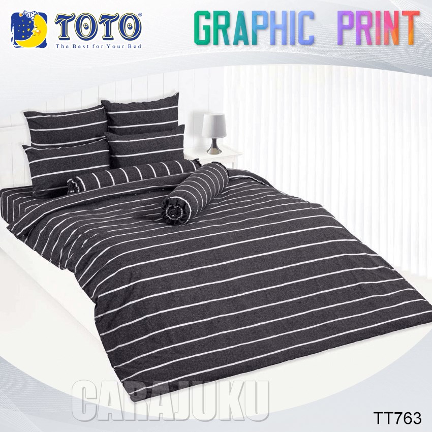 TOTO ชุดผ้าปูที่นอน ลายกราฟฟิก Graphic TT763