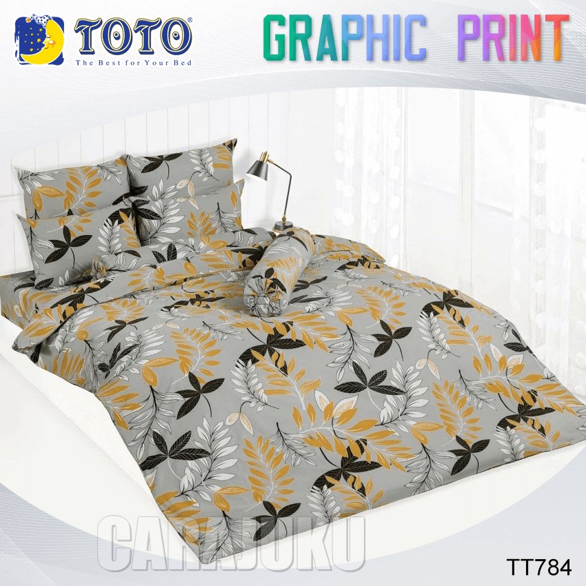 TOTO ชุดผ้าปูที่นอน ลายกราฟฟิก Graphic TT784