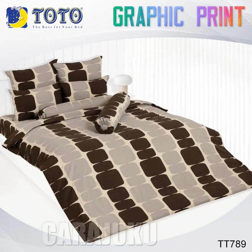 TOTO ชุดผ้าปูที่นอน ลายกราฟฟิก Graphic TT789