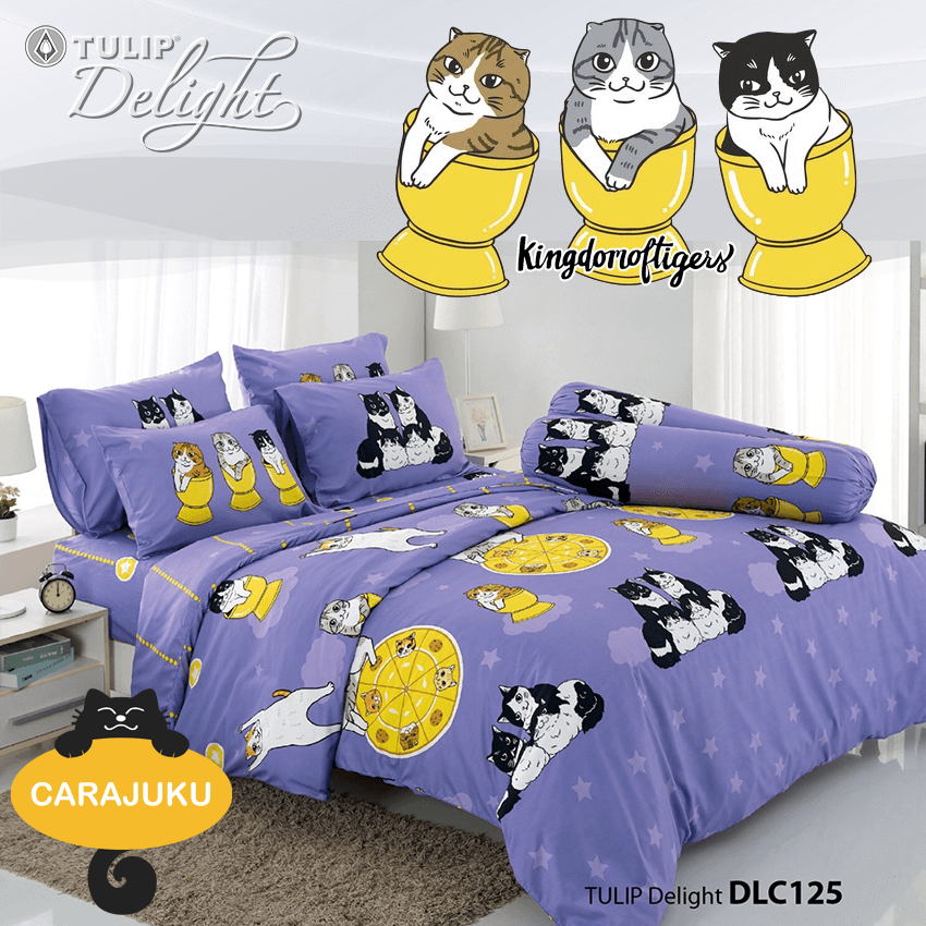 TULIP DELIGHT ชุดผ้าปูที่นอน ทูนหัวของบ่าว (สายมู) Kingdom Of Tigers DLC125