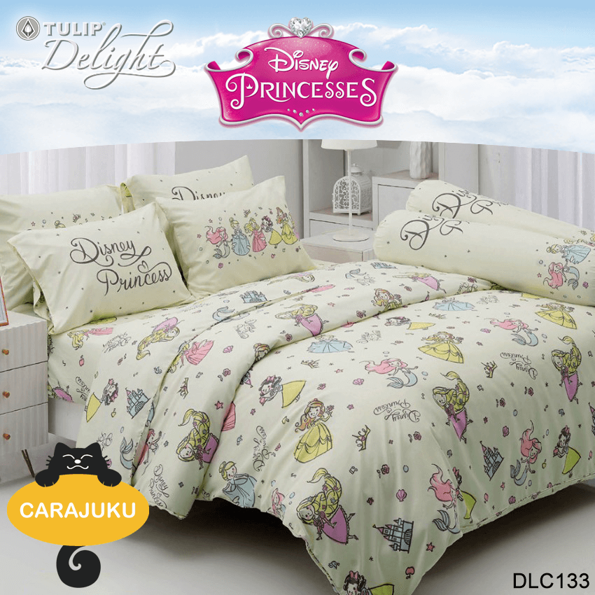 TULIP DELIGHT ชุดผ้าปูที่นอน ดิสนี่ย์ ปริ้นเซส Disney Princess DLC133