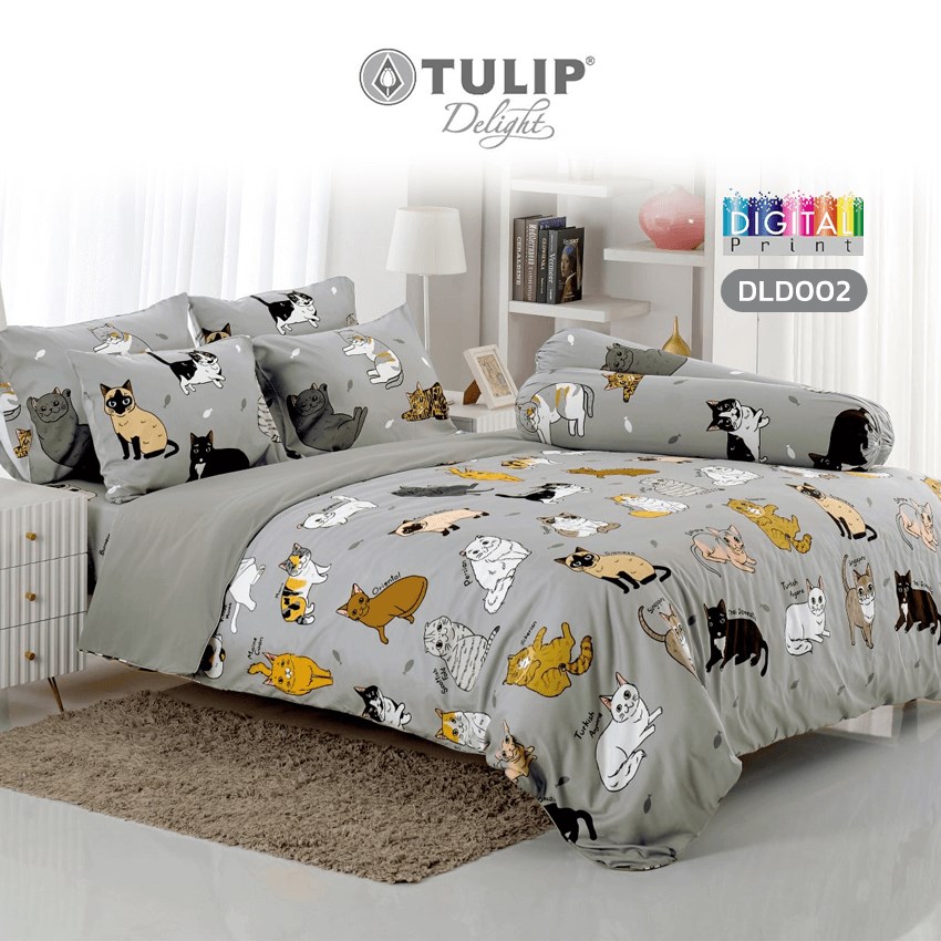 TULIP DELIGHT ชุดผ้าปูที่นอน ทูนหัวของบ่าว Kingdom Of Tigers DLD002