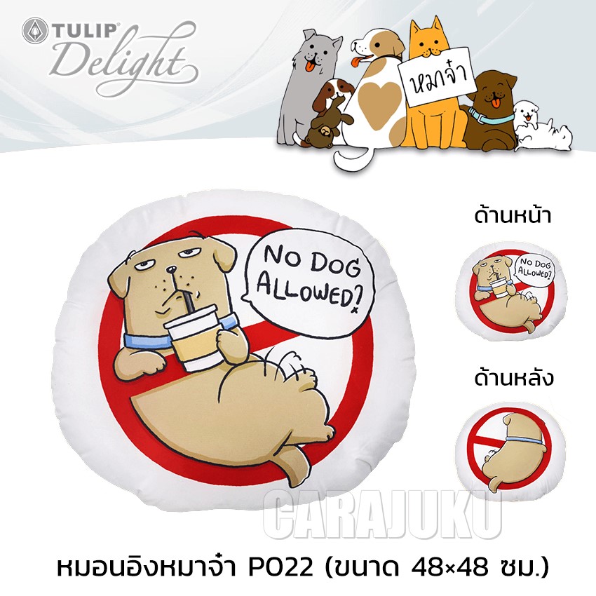 TULIP DELIGHT หมอนอิง หมาจ๋า Maaja P022