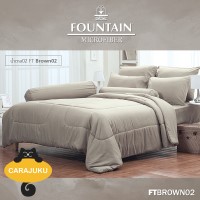 ชุดผ้าปูที่นอนสีน้ำตาลBROWNFTBROWN02