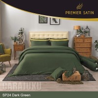 ชุดผ้าปูที่นอนสีเขียวเข้มDark GreenSP24