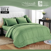 ชุดผ้าปูที่นอนลายริ้วสีเขียวGreen StripeSTS05