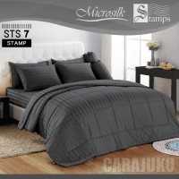 ชุดผ้าปูที่นอนลายริ้วสีเทาเข้มDark Gray StripeSTS07