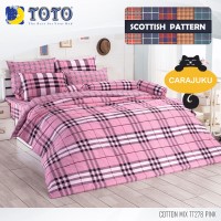ชุดผ้าปูที่นอนลายสก็อตScottish PatternTT278 PINK