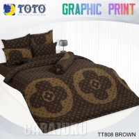 ชุดผ้าปูที่นอนลายกราฟฟิกGraphicTT808 BROWN