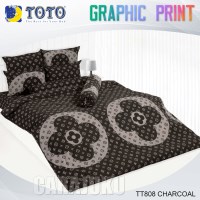 ชุดผ้าปูที่นอนลายกราฟฟิกGraphicTT808 CHARCOAL