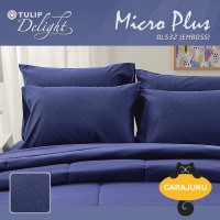 ชุดผ้าปูที่นอนอัดลาย สีน้ำเงินเข้มDARK BLUE EMBOSSDL532